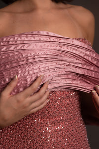 BLAIRE GOWN IN BABY PINK