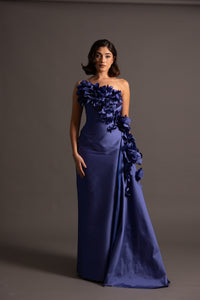 VIOLET GOWN IN BLUE