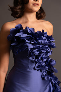 VIOLET GOWN IN BLUE