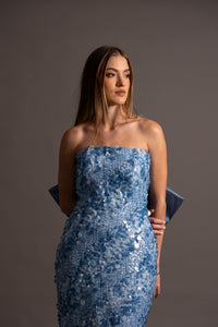 GINNY GOWN IN BLUE