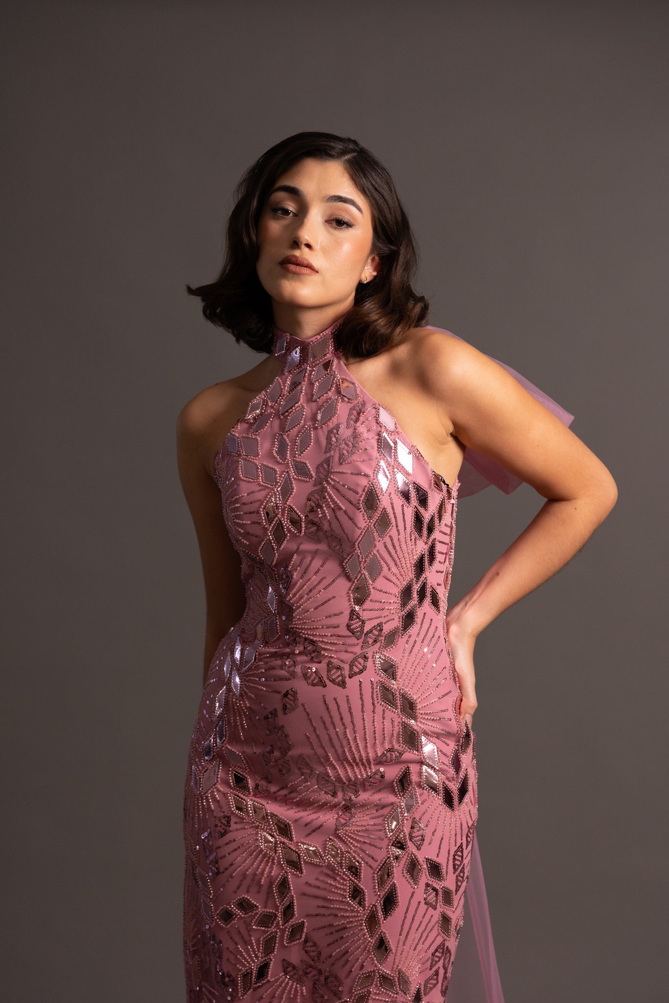 ZINNIA HALTER GOWN