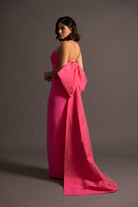 RORY GOWN IN PINK