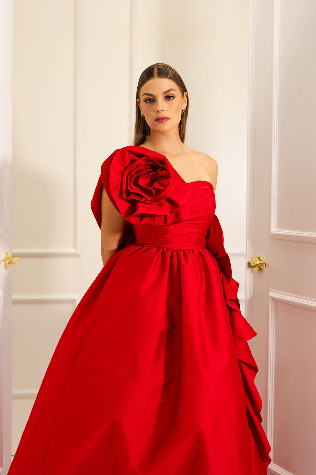 ALEXANDRIA BALLGOWN IN RED