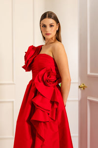 ALEXANDRIA BALLGOWN IN RED