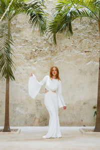 NOSARA DRESS IN WHITE