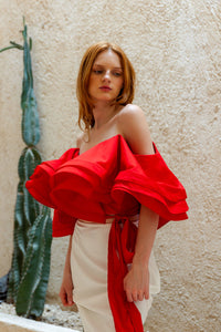 HABANA TOP IN RED