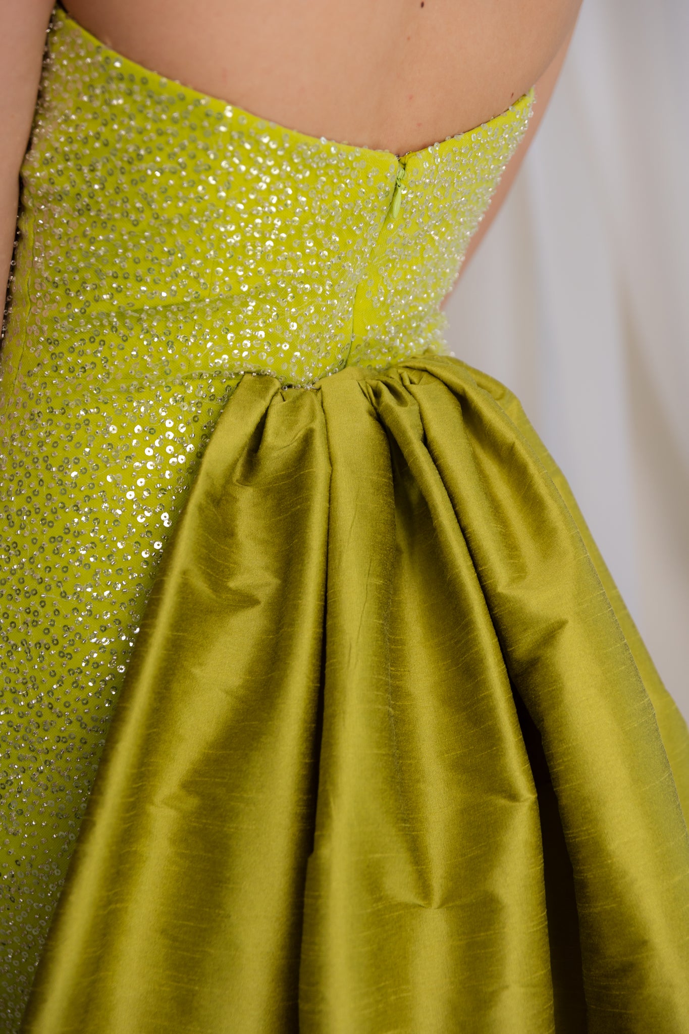 RAQUEL GOWN IN LIME