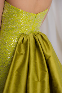 RAQUEL GOWN IN LIME