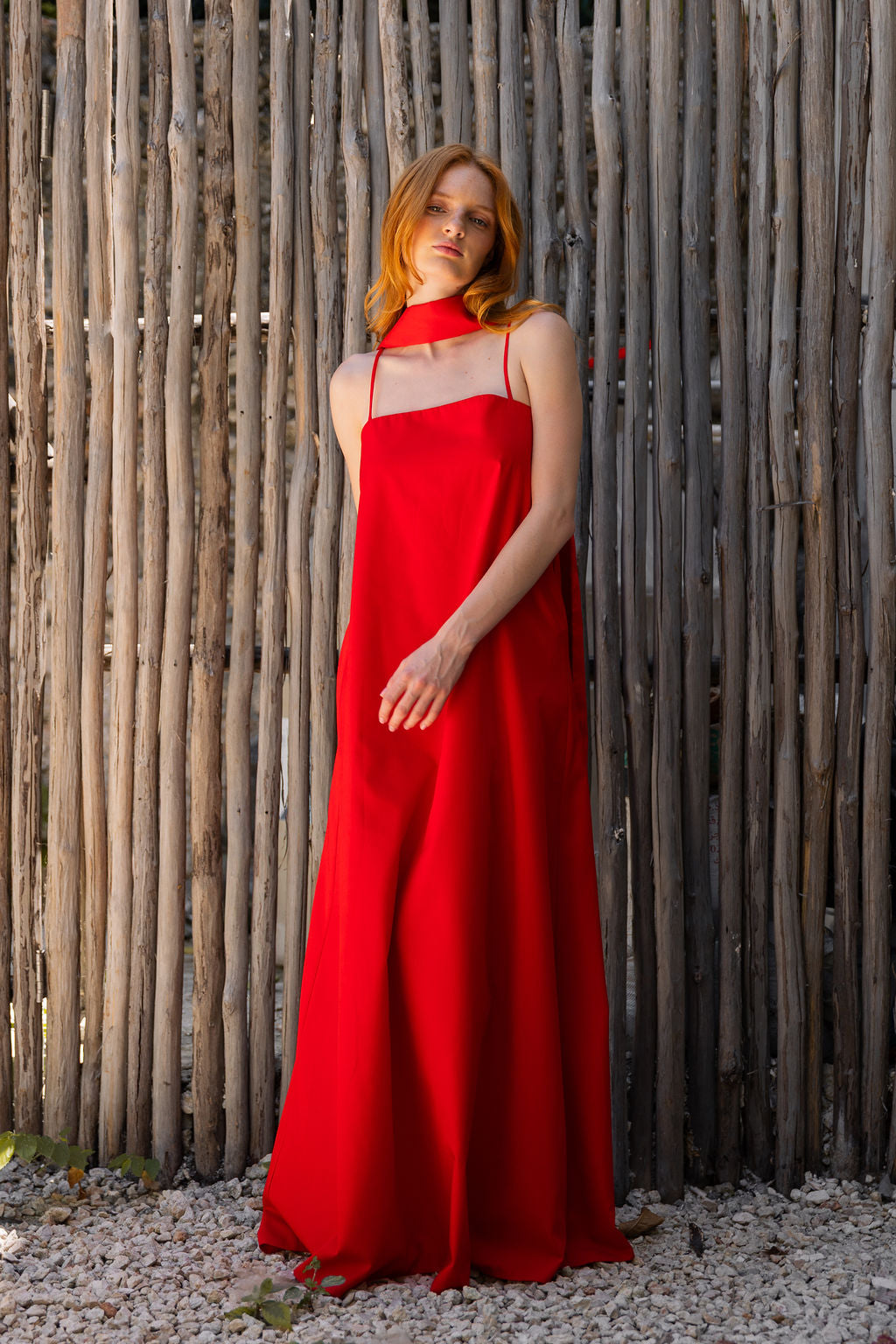 COSTALEGRE DRESS IN RED