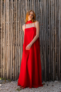 COSTALEGRE DRESS IN RED