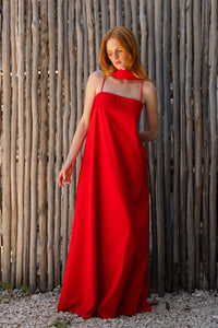 COSTALEGRE DRESS IN RED
