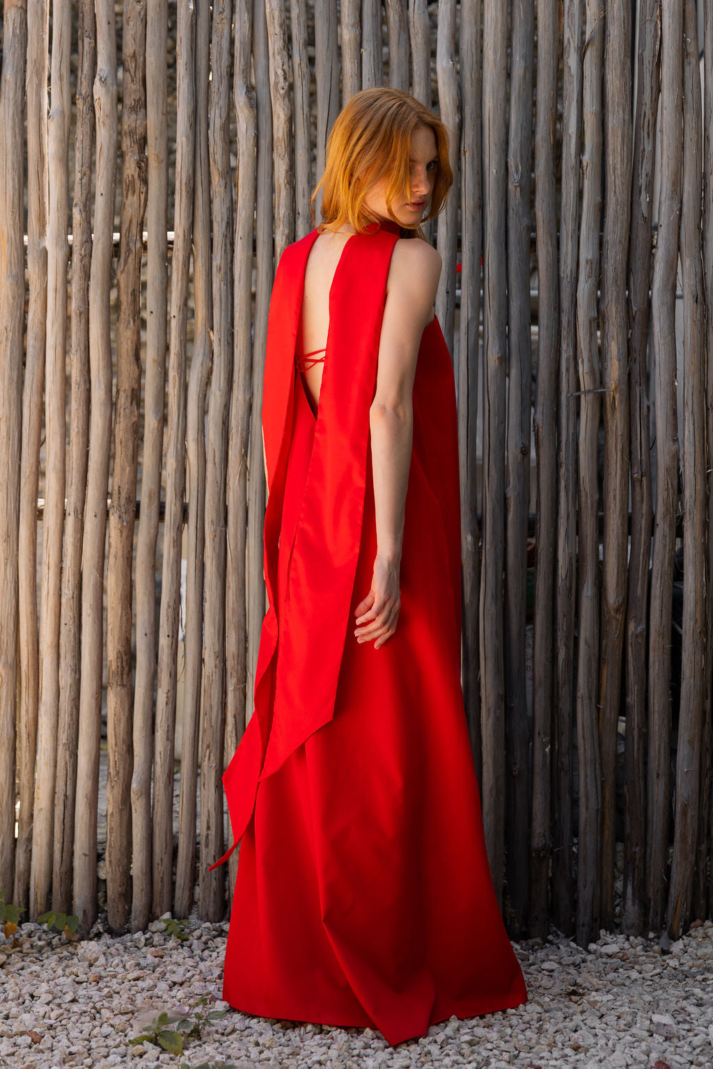COSTALEGRE DRESS IN RED