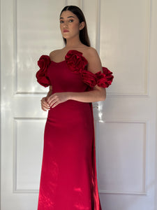 ASTORIA GOWN IN RED