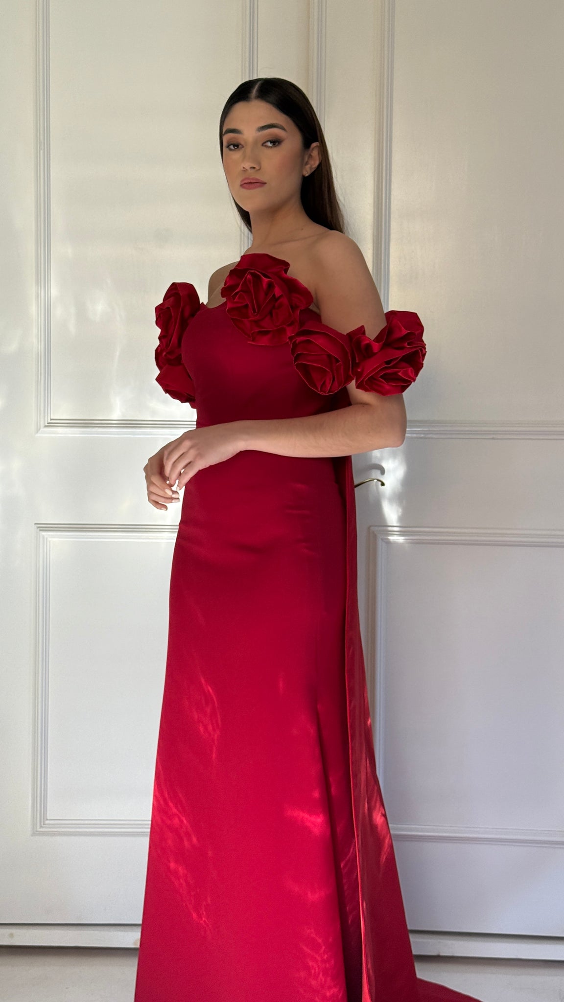 ASTORIA GOWN IN RED