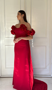 ASTORIA GOWN IN RED