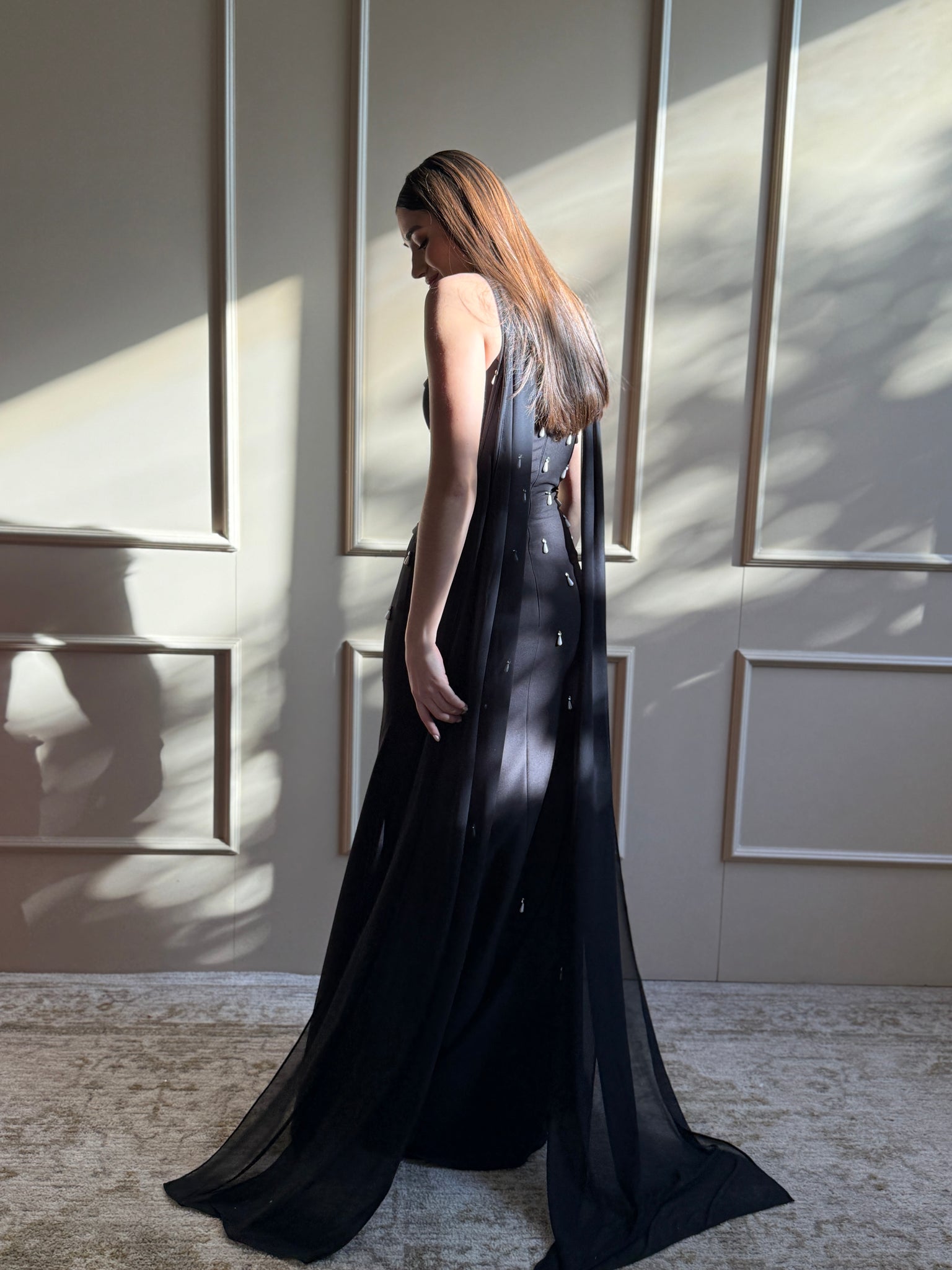 JOANNE GOWN IN BLACK