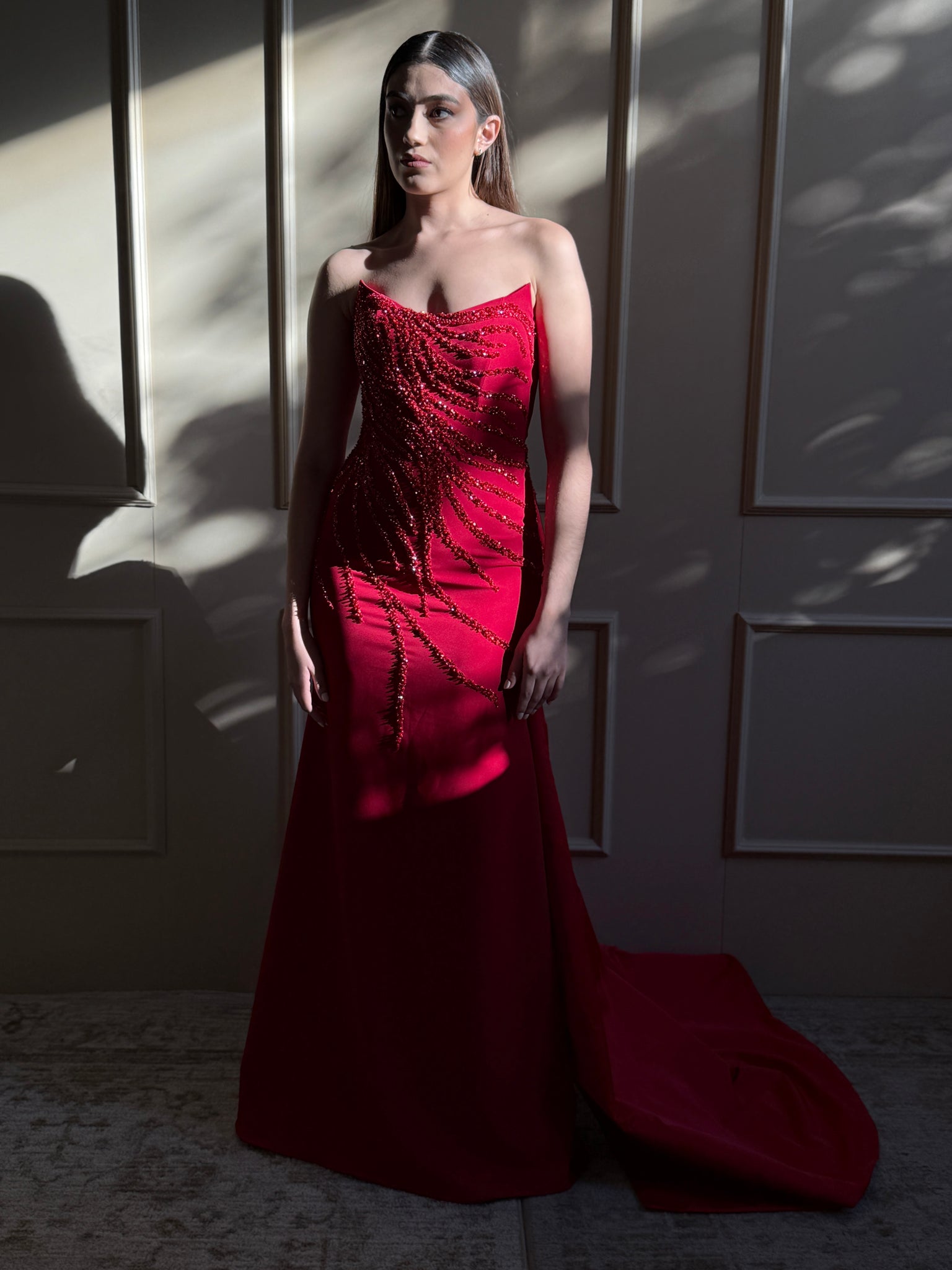 KATERINA GOWN IN RED