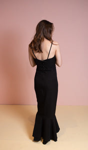 Midi black dress