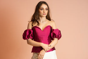 Off shoulder fiusha top