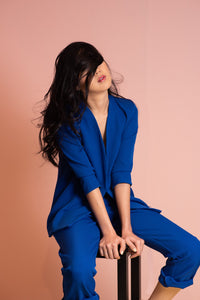 Blue suit