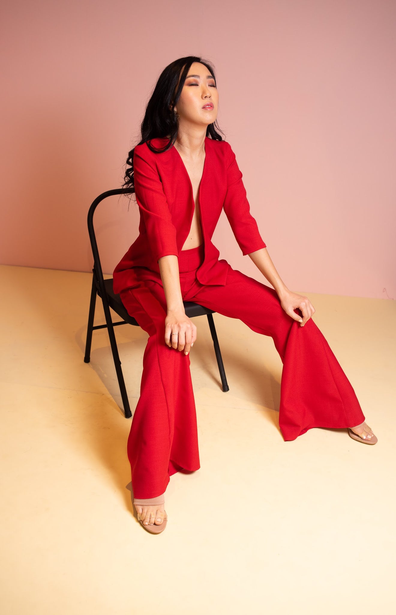 Red suit