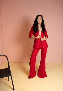 Red suit