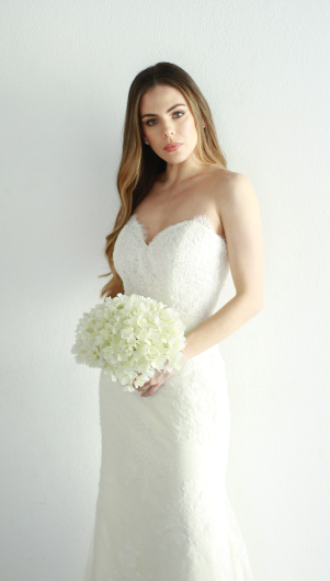 Mermaid lace dress
