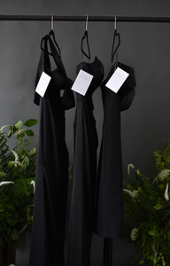 CLASSIC BLACK SILK GOWN