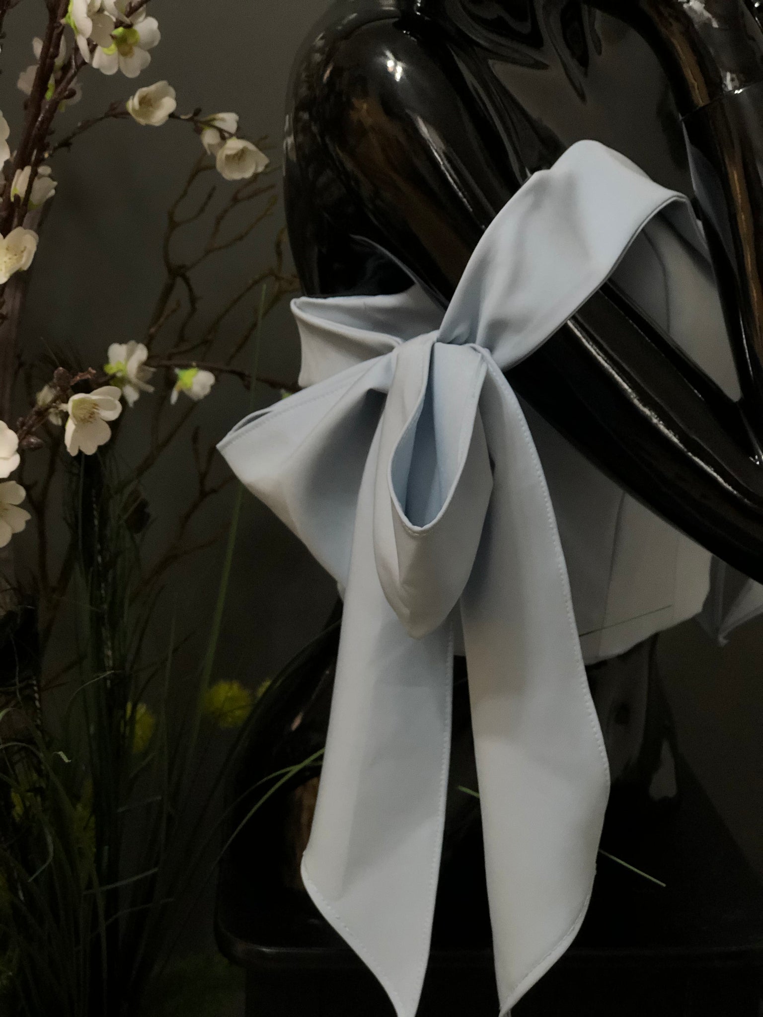 SOFT BLUE BOWS