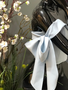 SOFT BLUE BOWS