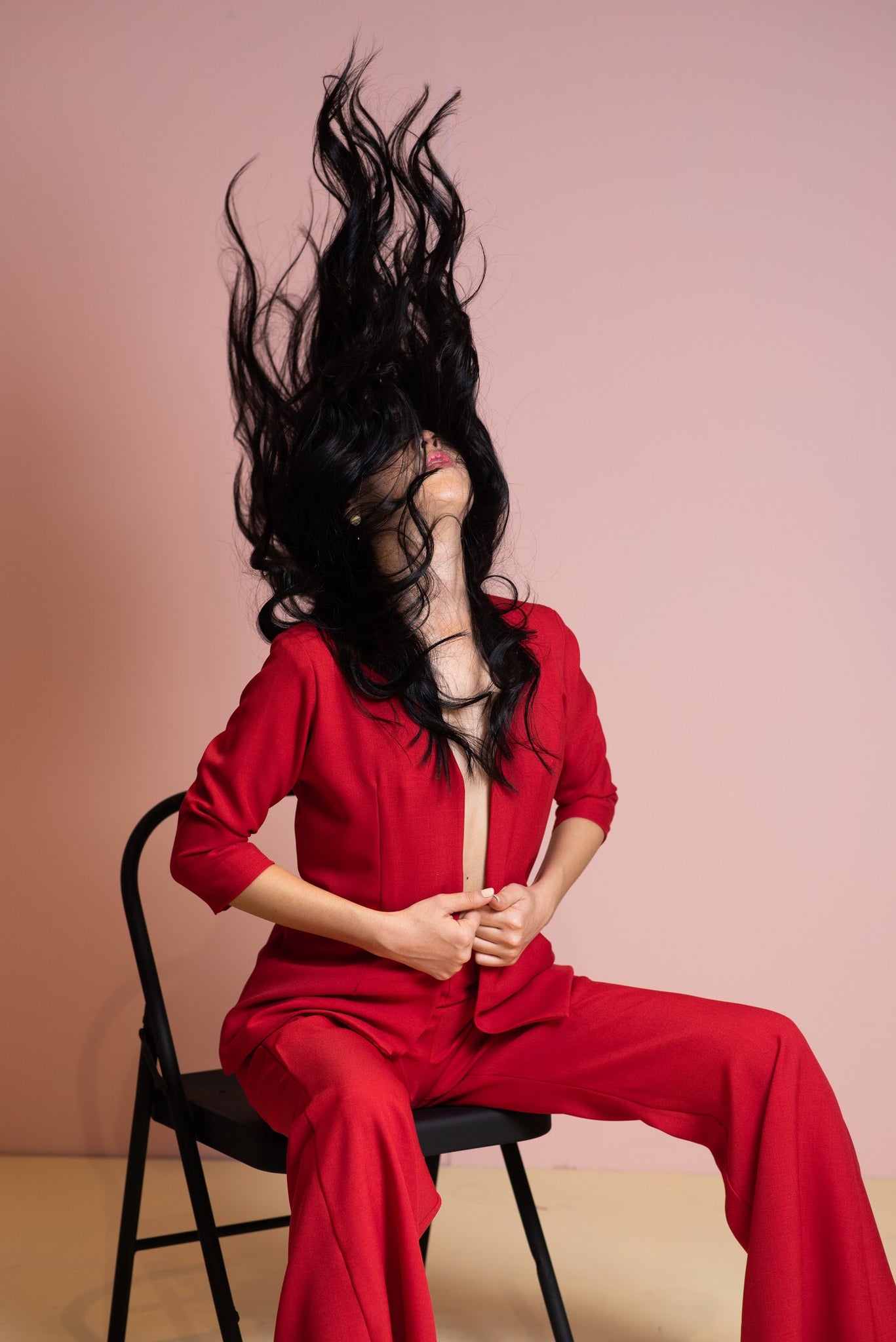 Red suit