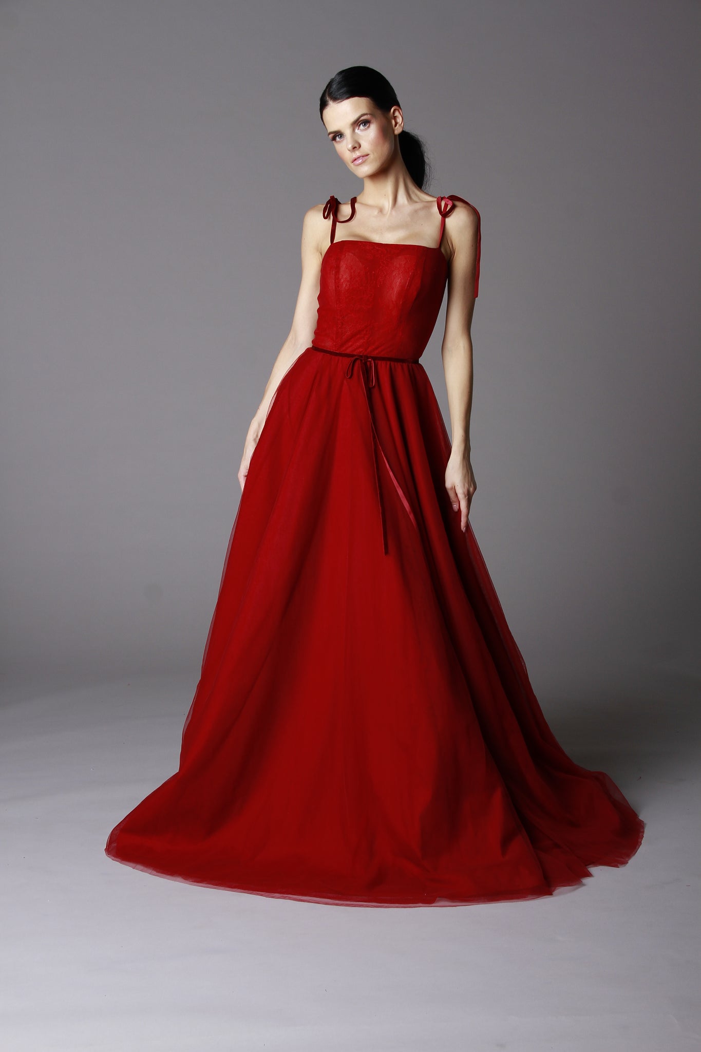 TULL AND LACE GOWN