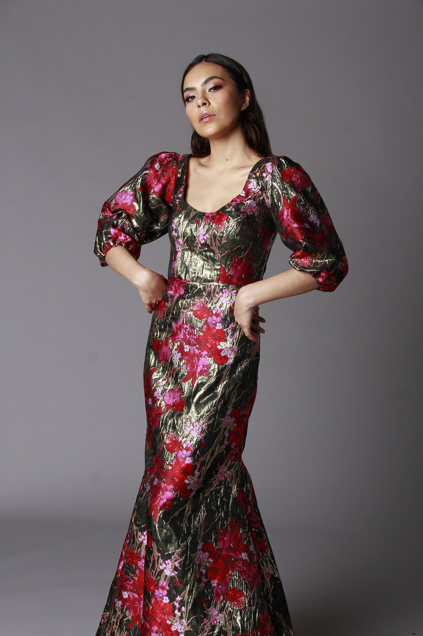 BROCADE GOWN