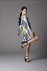 LONG SLEEVE MINI SEQUIN DRESS