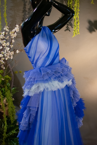 SHADES OF BLUE IN TULLE