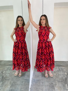 Midi floral dress