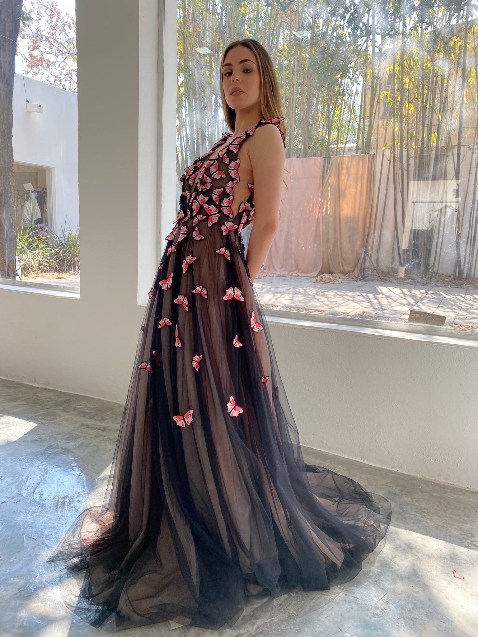 The butterfly dress